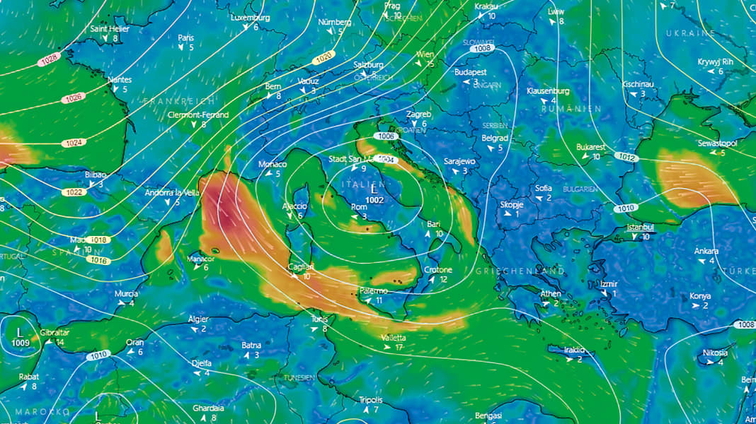 Weather: A consequence of climate change? Severe storms over the Mediterranean
