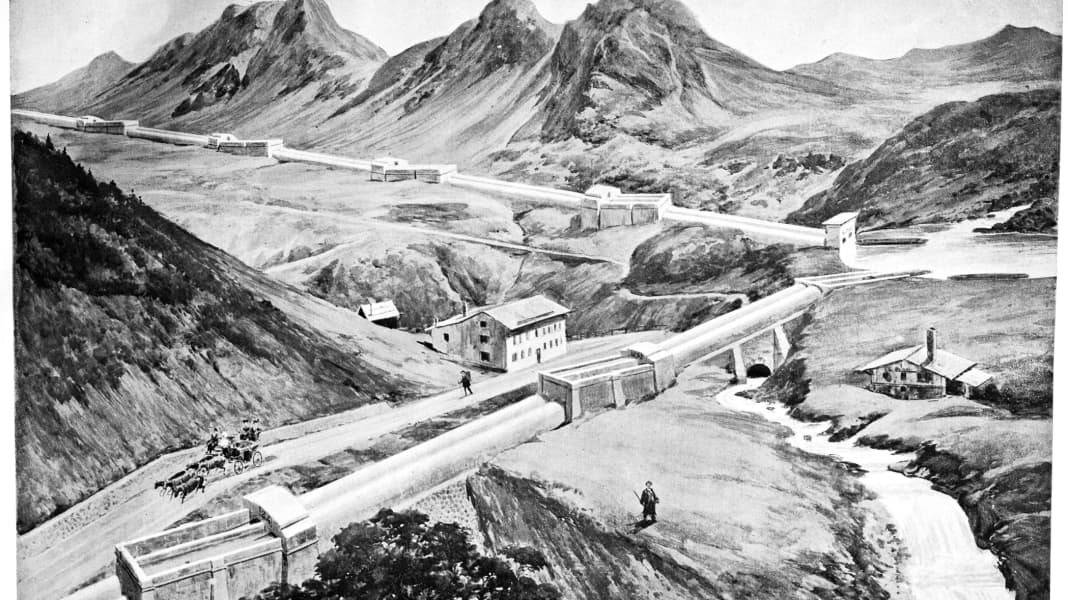 1907: Eine Wasserstraße über die Alpen