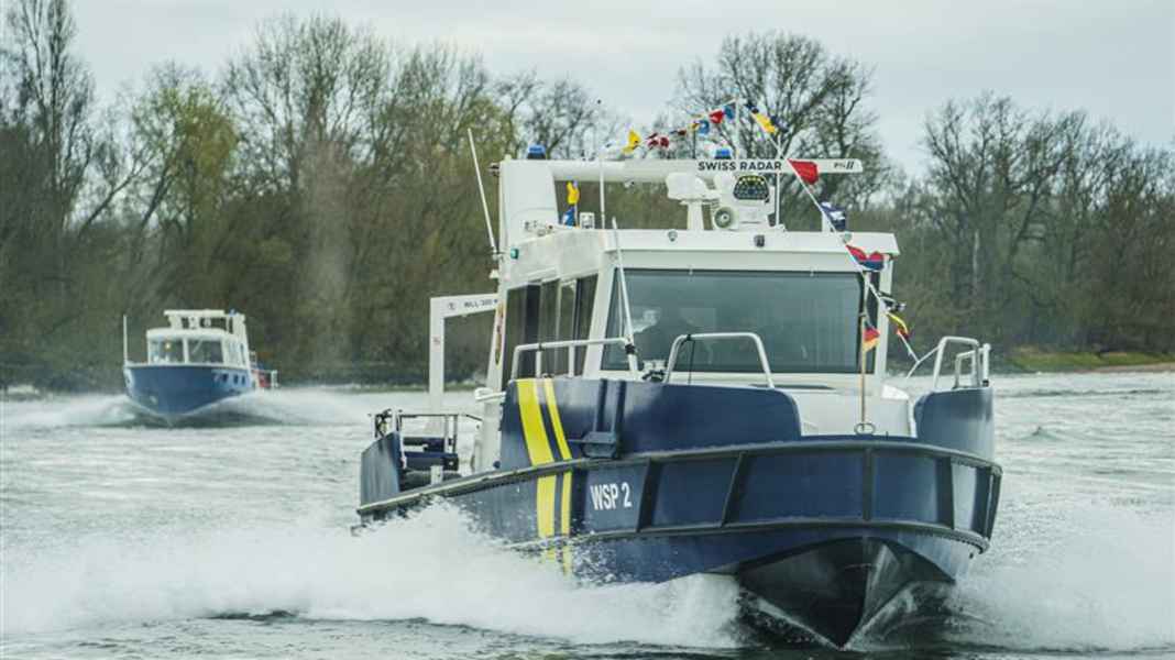 Crime: Ships break through police cordon on the Rhine