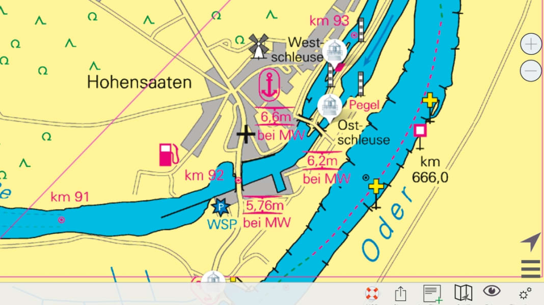 Zubehör: Navigation - Navi-Apps für Binnenreviere