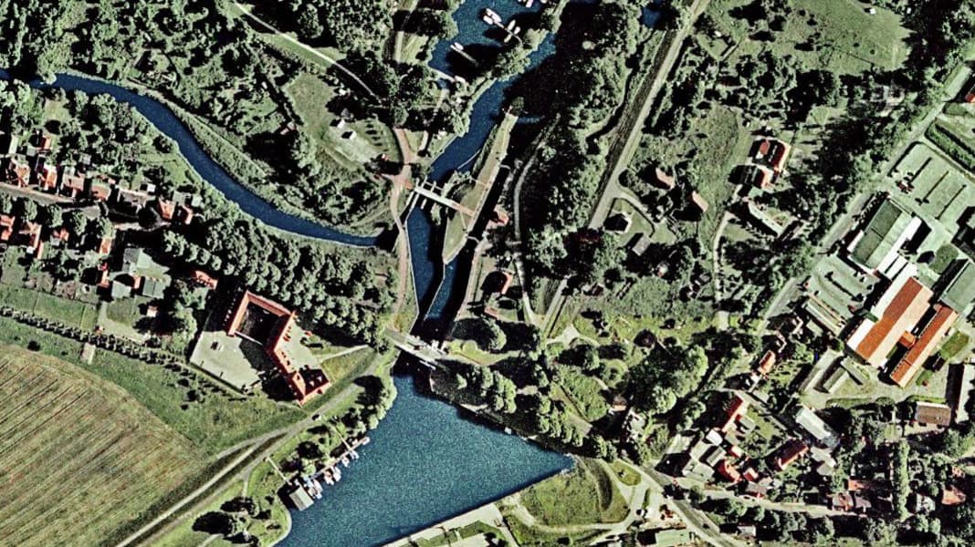 Lower unloading depth in Dömitz