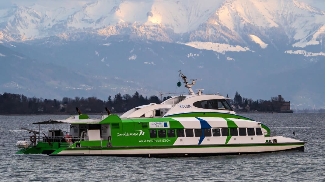 Bodensee: Vorrang für den Katamaran