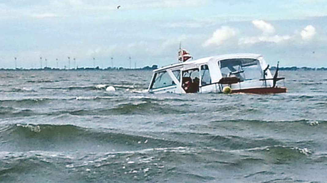 "Help, we're sinking!"