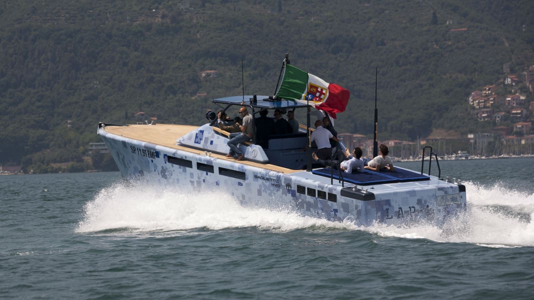 Eine Baglietto als Shuttle