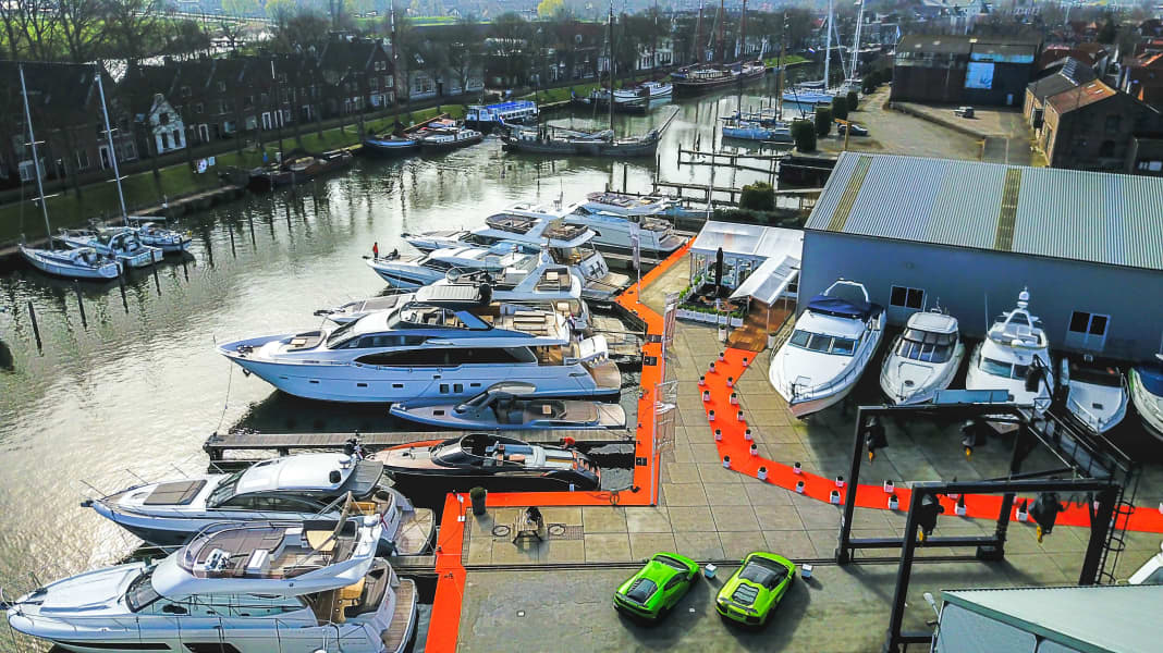 In-Water-Messe bei Lengers Yachts
