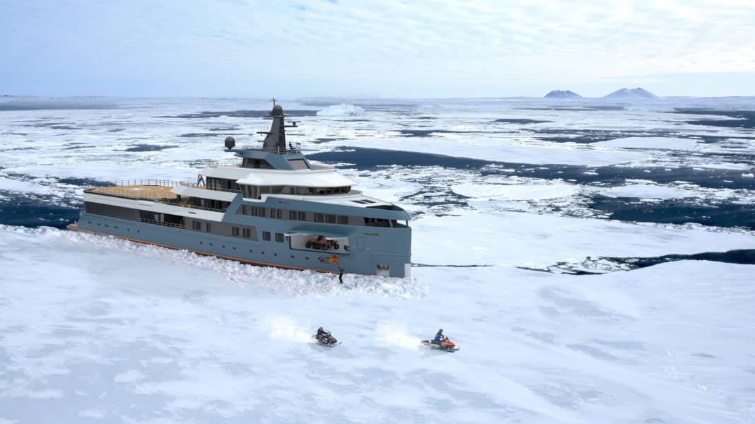 Eisklasse-Explorer mit kommerziellen Genen