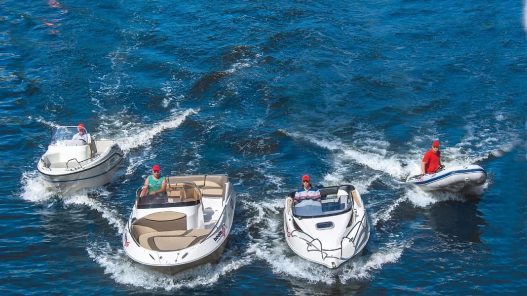 Test: What's possible with 15 hp - a comparison of four small boats