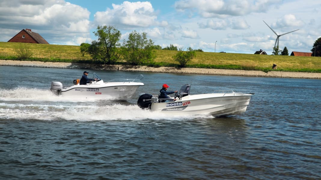 Console boat comparison test - Small fun makers