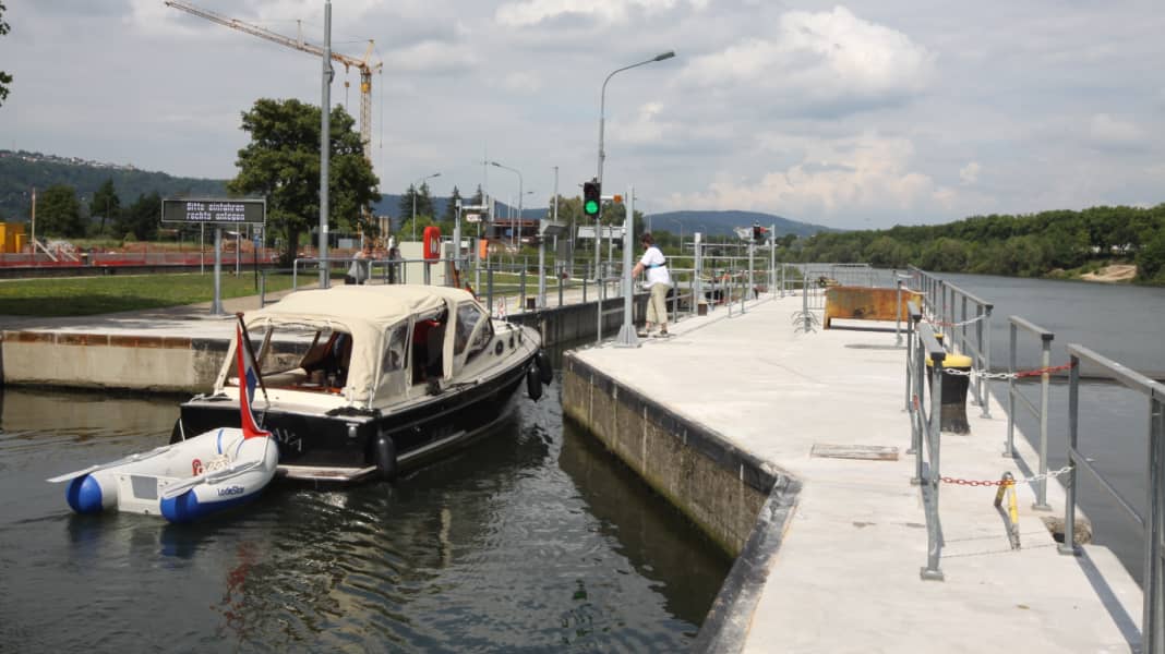 Bootsschleuse Trier mit neuer Technik