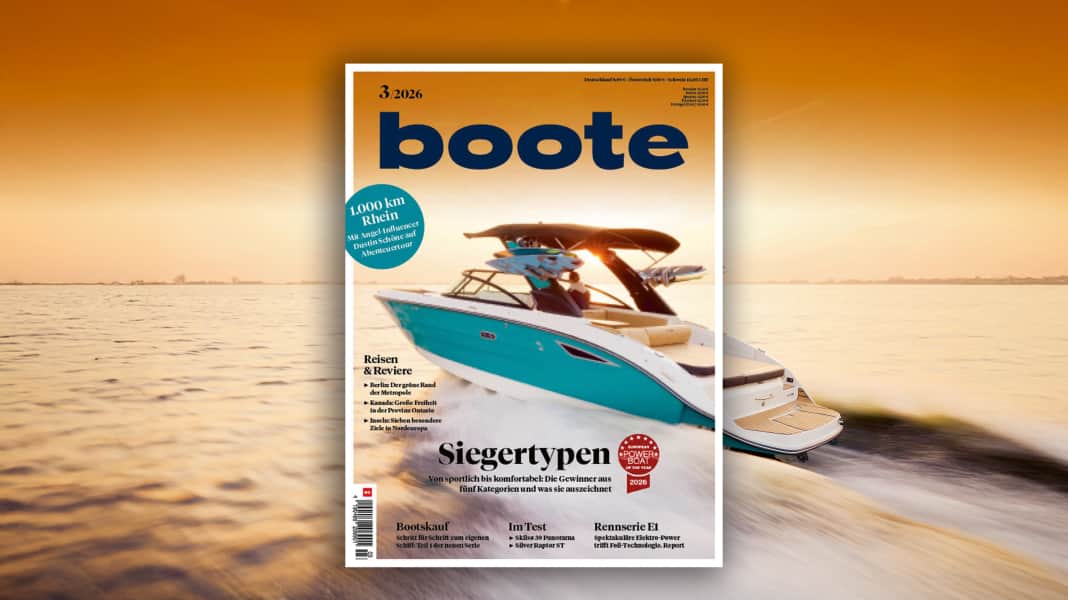 BOOTE 3/26: Siegerboote, Bootskauf und angeln mit Dustin Schöne