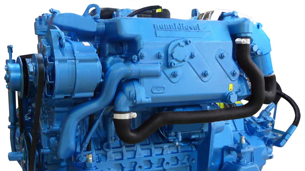 Diesel engine: Nanni N4.80 - four-valve technology and turbocharger