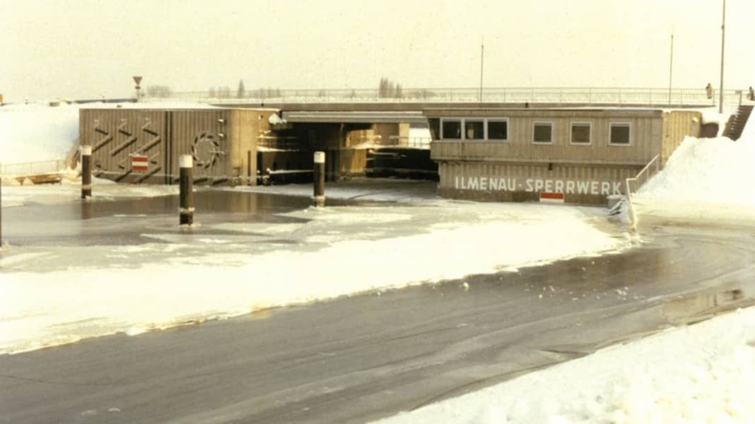Ilmenau-Sperrwerk: Seit 50 Jahren standhaft gegen Sturmfluten