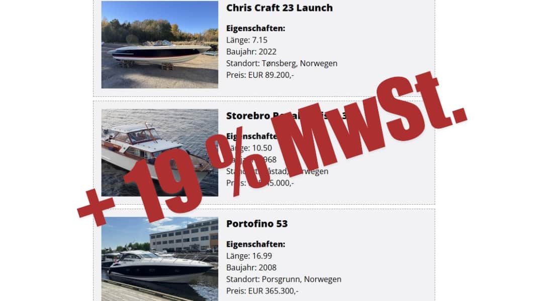 Buying a boat: watch out for the tax trap!