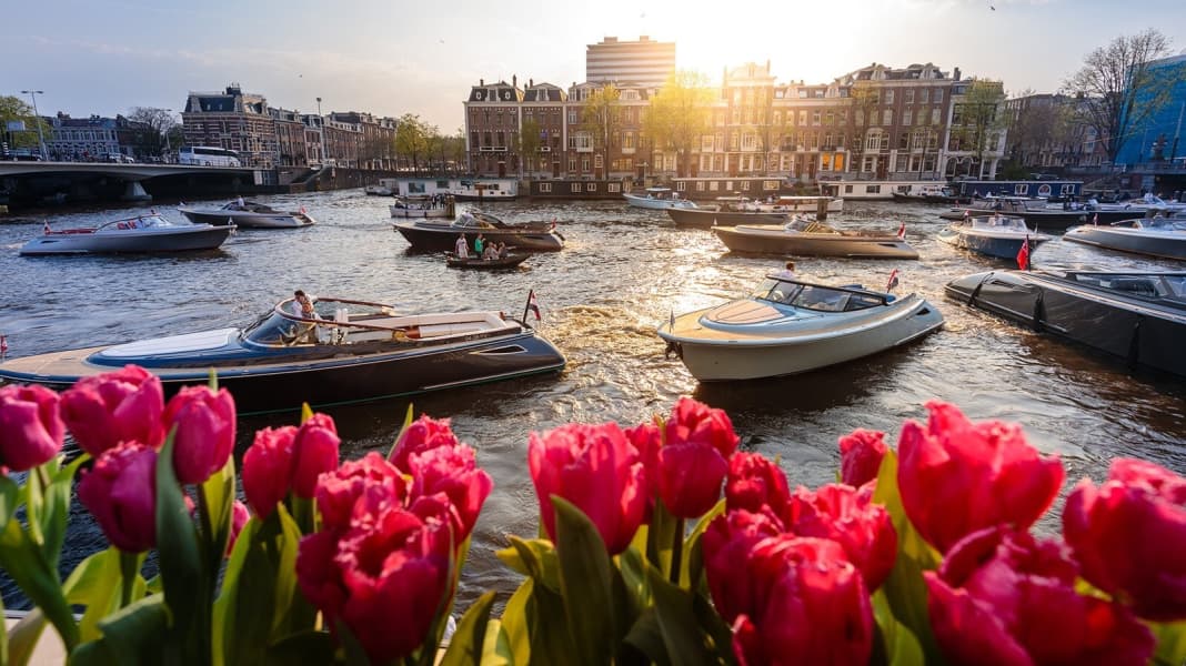 Canals full of water