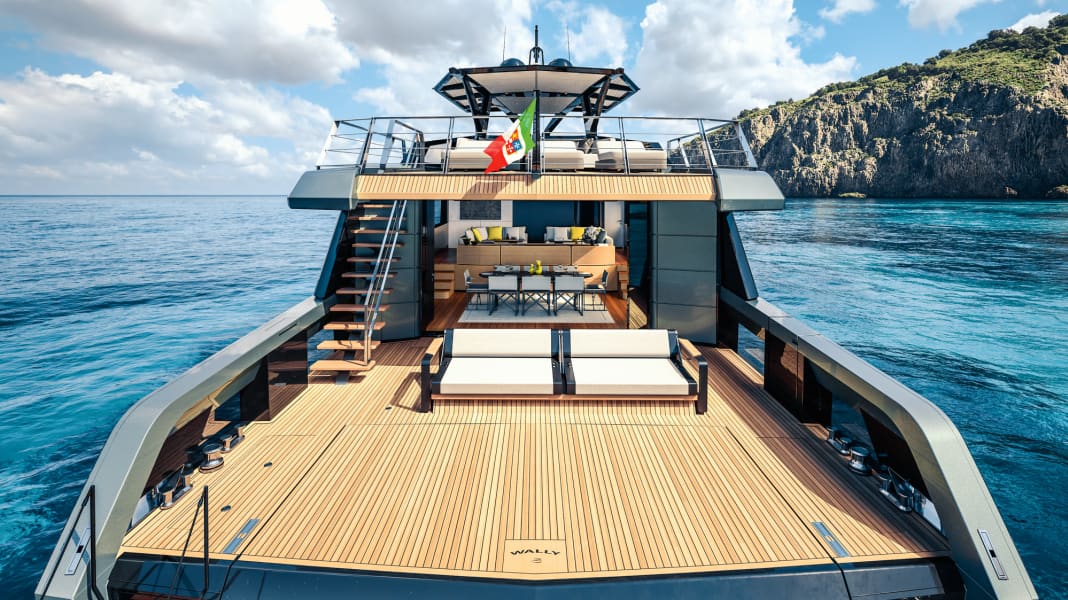 Premieren und Projekte: Wallywhy 150 Yacht - Art des Hauses