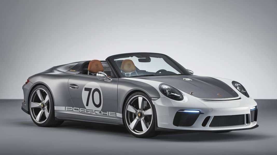 Porsche präsentiert zum 70. Firmenjubiläum Speedster-Studie: Jubiläumsgeschenk