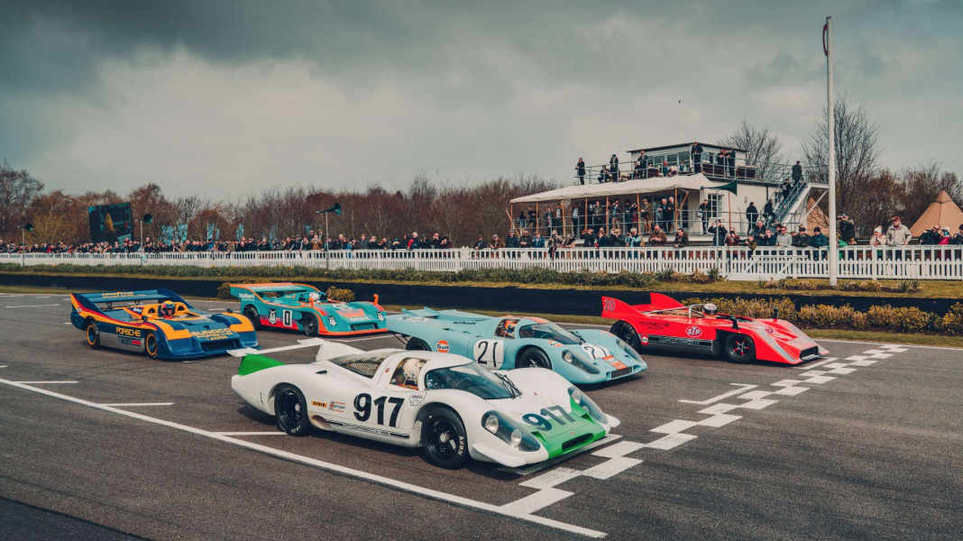 Vier Porsche 917 in Goodwood: 77. Members Meeting 2019