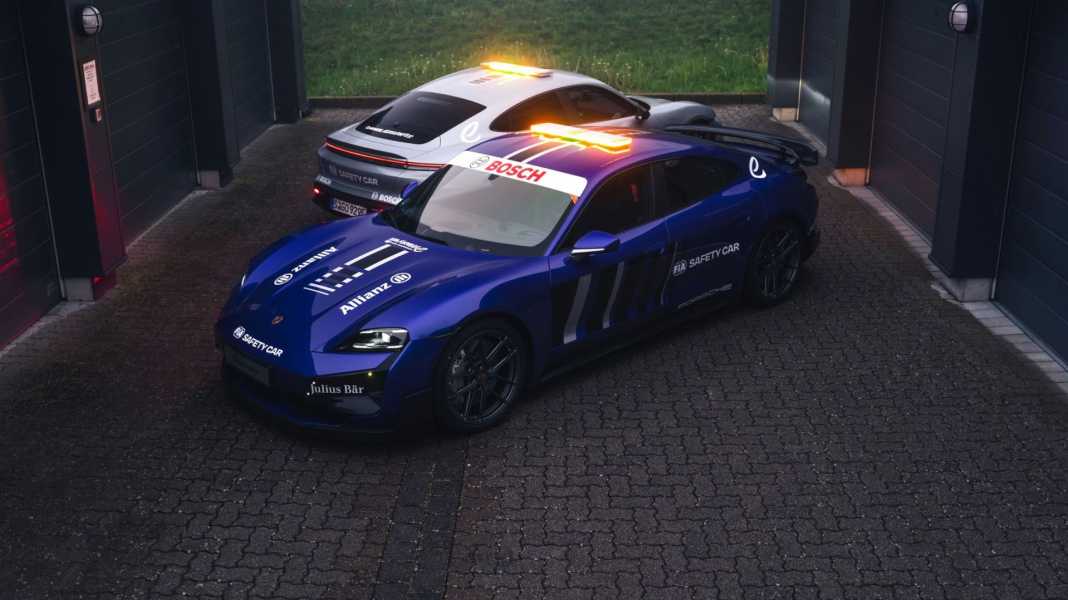 Porsche präsentiert zwei neue Formel-E-Safety-Cars