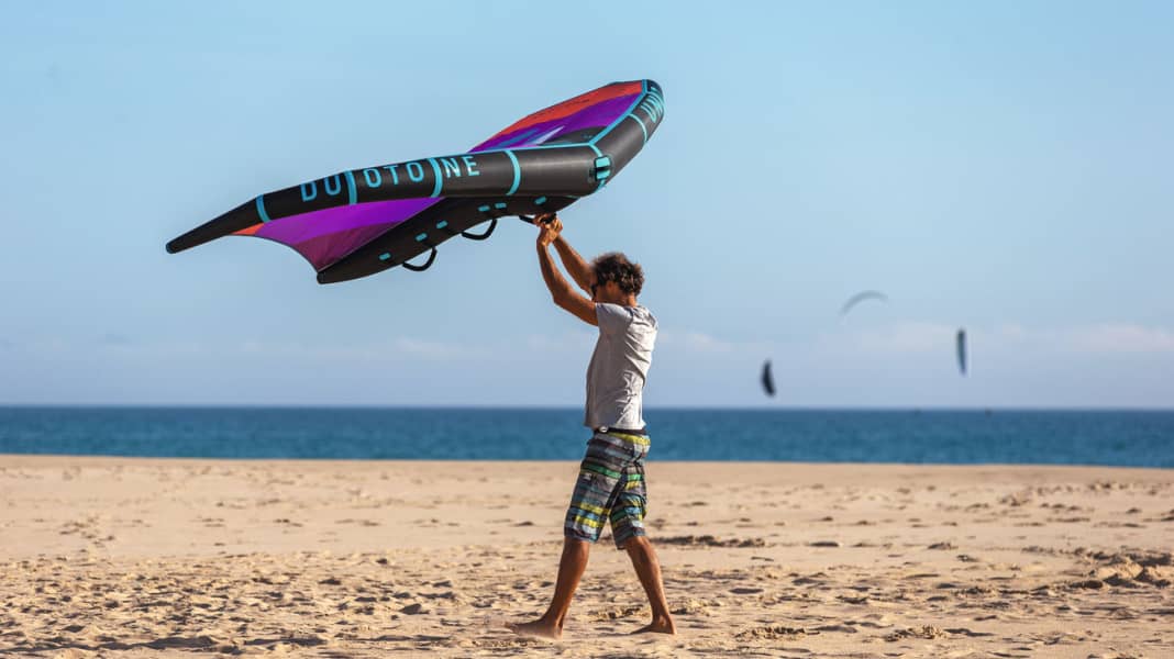 Learning to wing surf - the best preliminary exercises with the wing