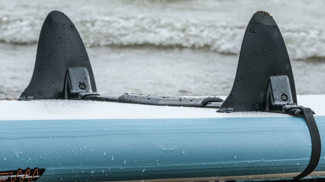 Test: Add on Drift Stopper - fin upgrade for the SUP