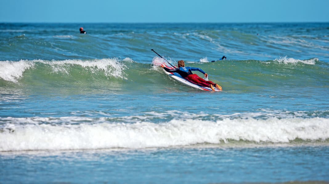 Teil 5: SUP-Fahrtechnik Wave: Wellen überqueren