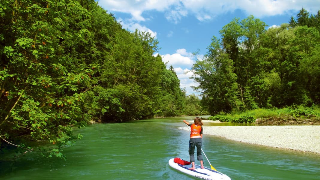 The 10 most beautiful rivers for stand-up paddlers: Lower Reuss