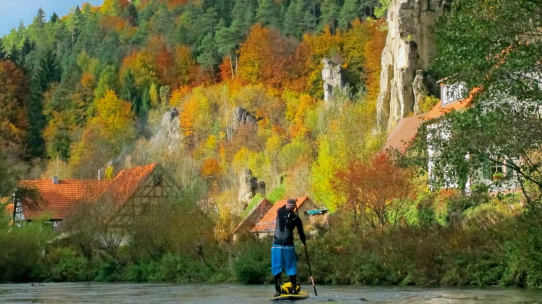Deutschland: SUP-Flusstour auf der Pegnitz