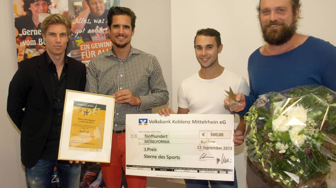 Koblenzer Stand Up Paddling-Verein "Moselfornia" ausgezeichnet: "Sterne des Sports"