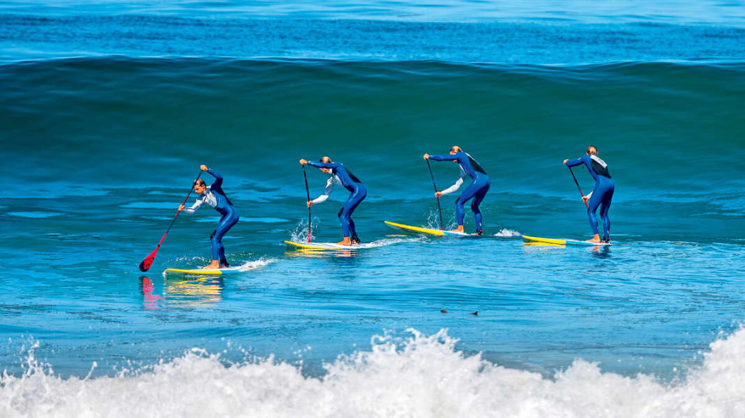 Part 7: SUP riding technique Wave: riding the wave