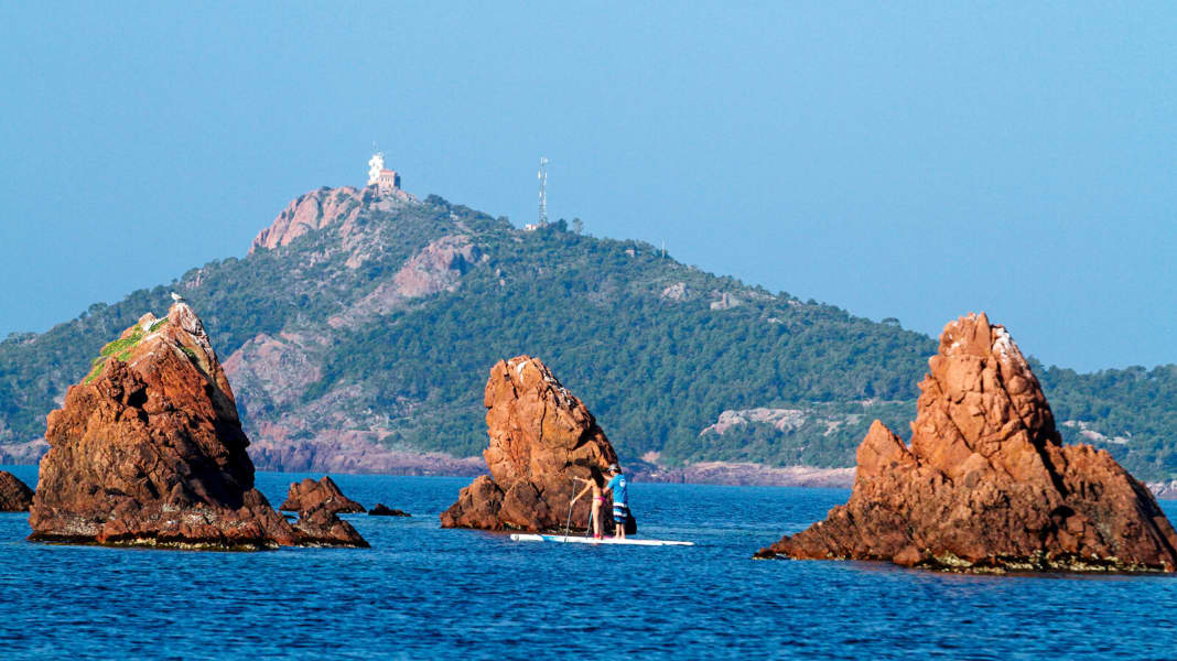 France: Cannes - light wind area for stand up paddlers