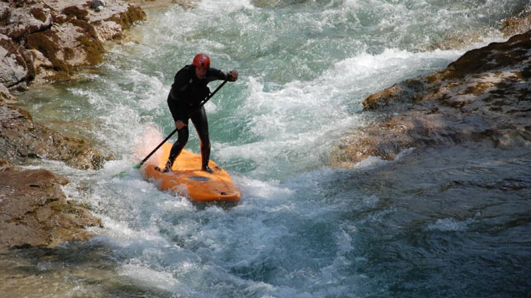SUP test river boards