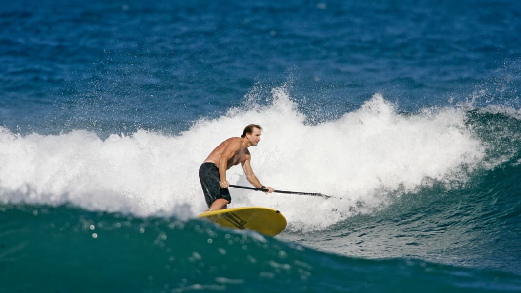 SUP Fahrtechnik: Frontside Wellenreiten
