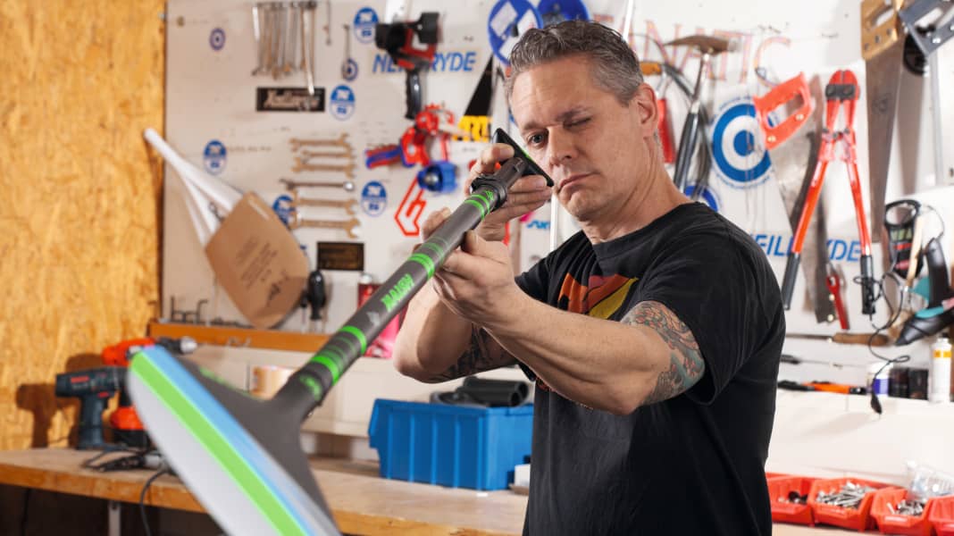 Workshop Paddel: Schiefer Griff wird wieder gerade