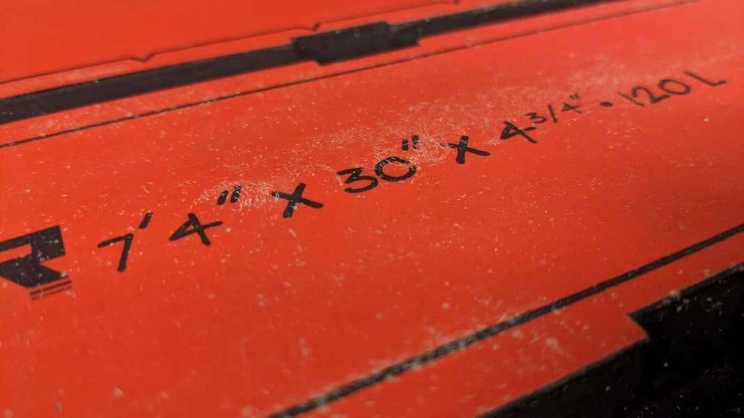 Converting feet and inches what the lengths on SUPs and wing boards