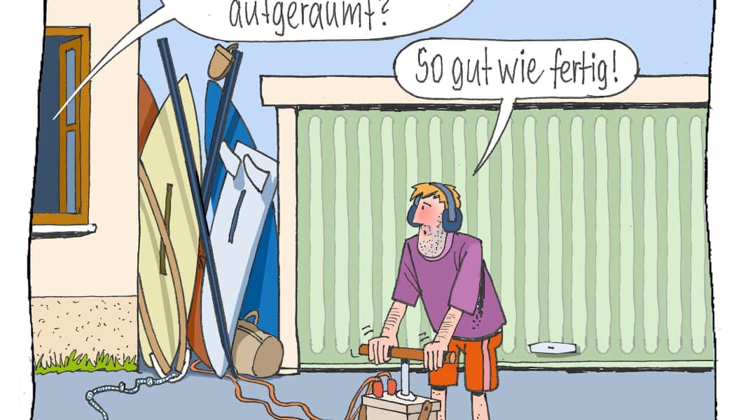 Still going?! Afternoons in the (windsurfing) museum - tidying up made easy