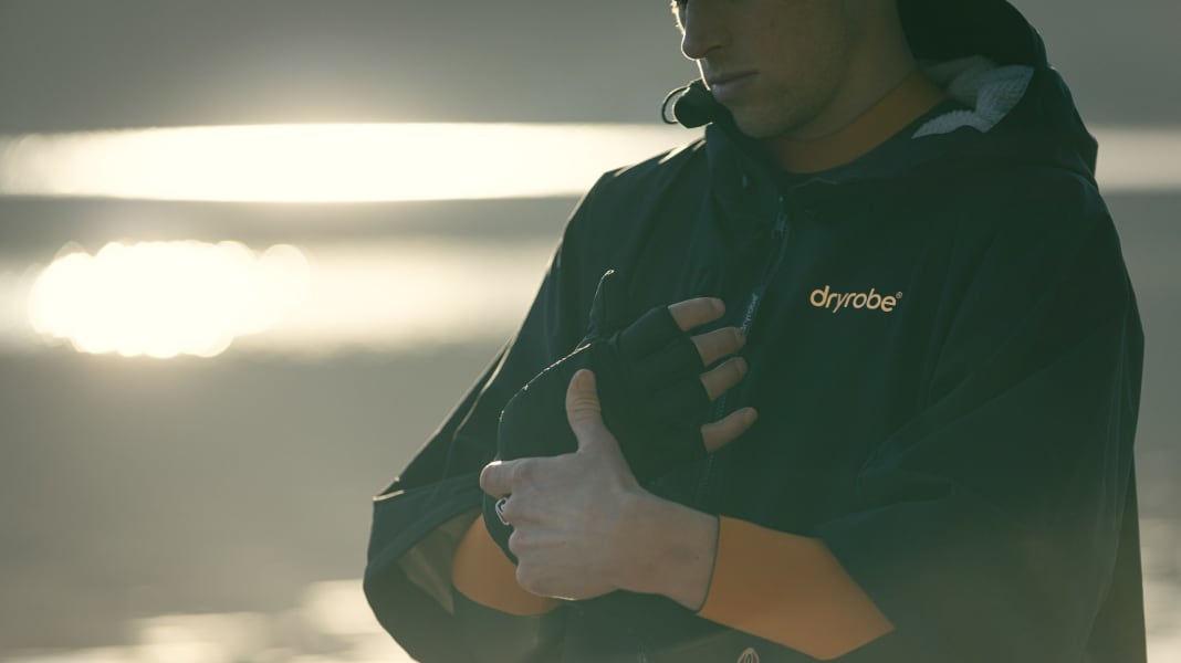 New from Dryrobe: warm shoes and gloves for breaks ashore