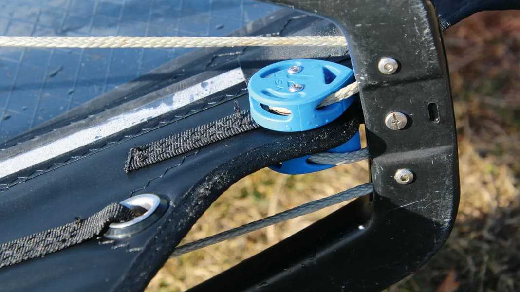 Trimming aid: rigged in seconds with Lisa Twist Lock Pulley