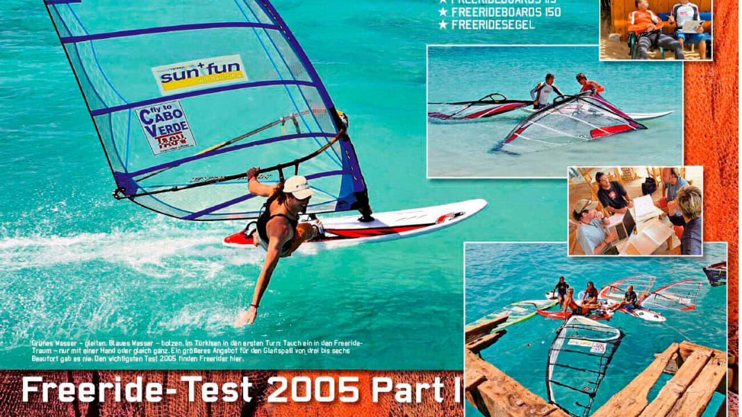 Freeride boards and sails 2005 | SURF