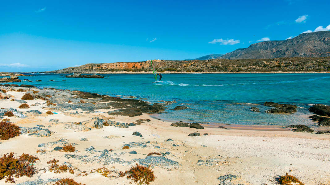 Griechenland: Windsurfen auf Kreta im Winter