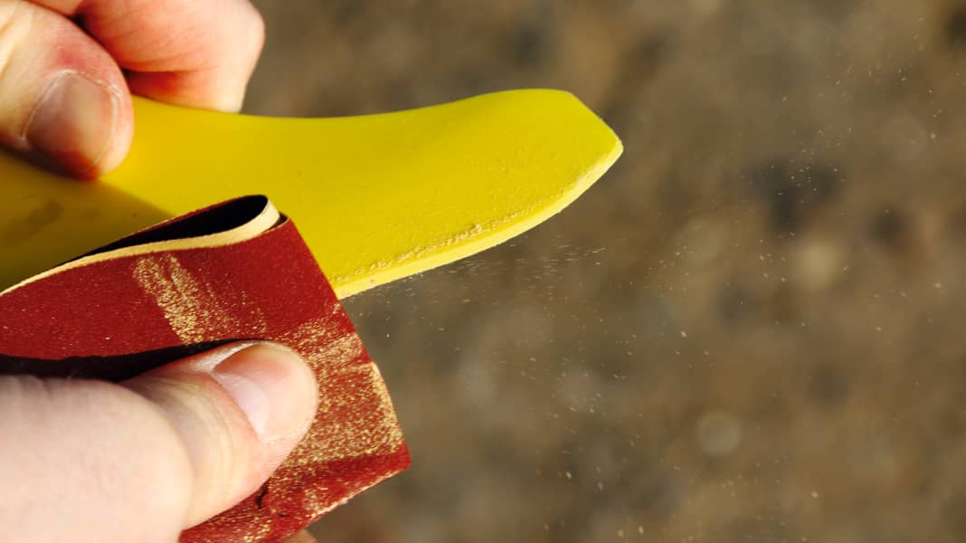 Finnen richtig reparieren – so wird's gemacht!