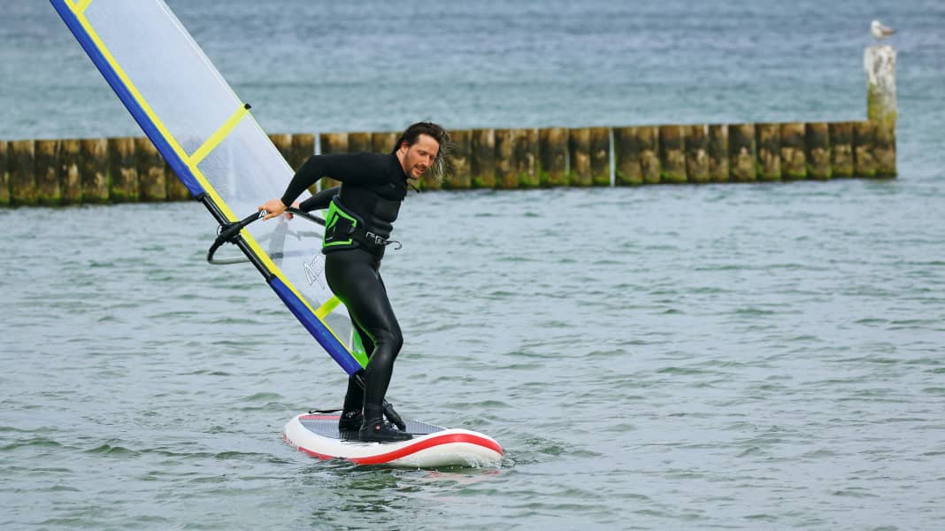 Test 2019: Ascan WindSUP with rig for 999 euros