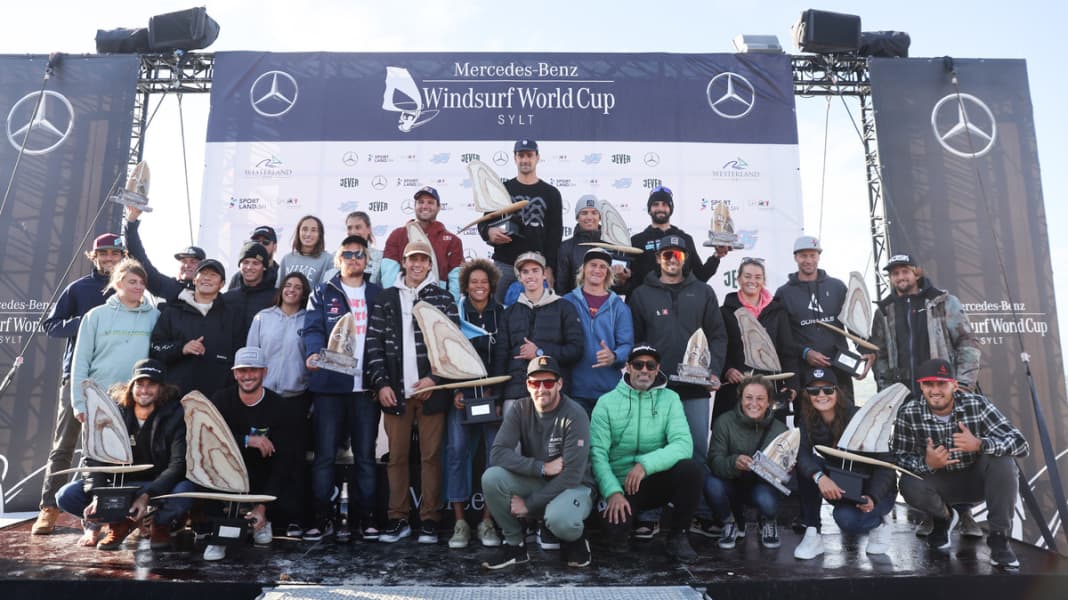 Highlights: Abschluß beim Worldcup Sylt - Siegerehrung und WM-Pokale übergeben