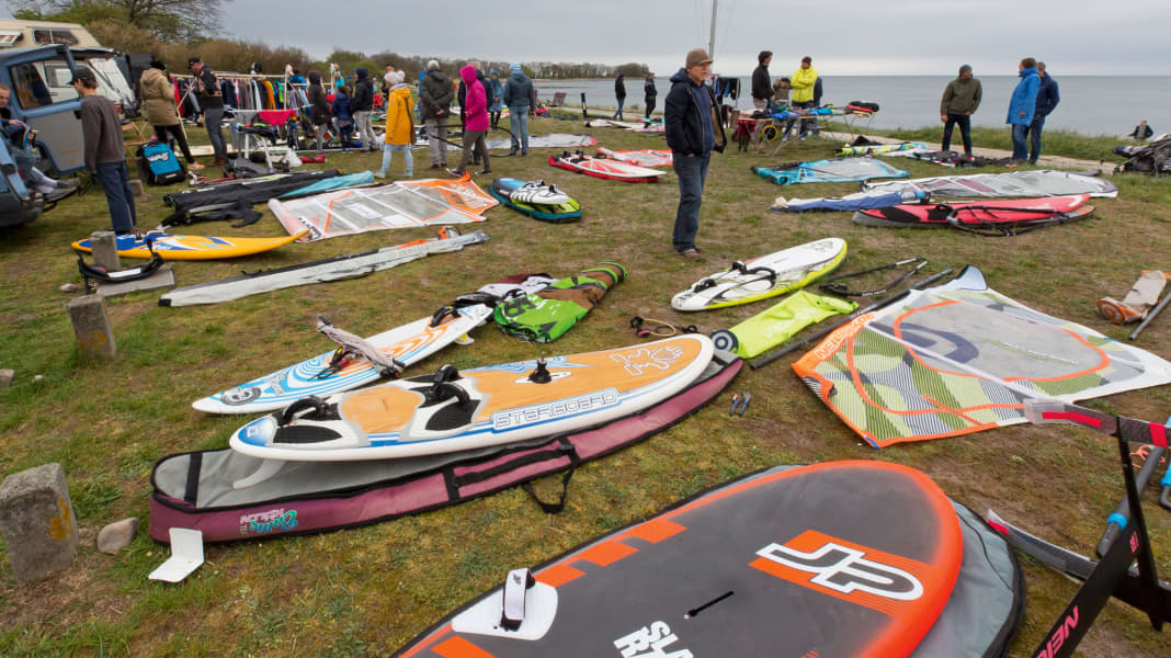 Gebrauchtes WindsurfMaterial SurfFlohmärkte in Kiel und Laupheim SURF