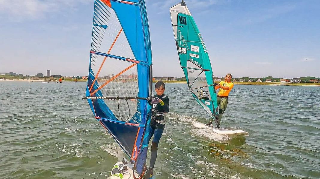 Windsurfing camp for children: Kids camp with Dennis Müller at the surf festival