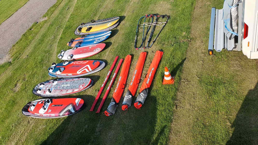 Used surf equipment: Surf flea market in Orth on Fehmarn