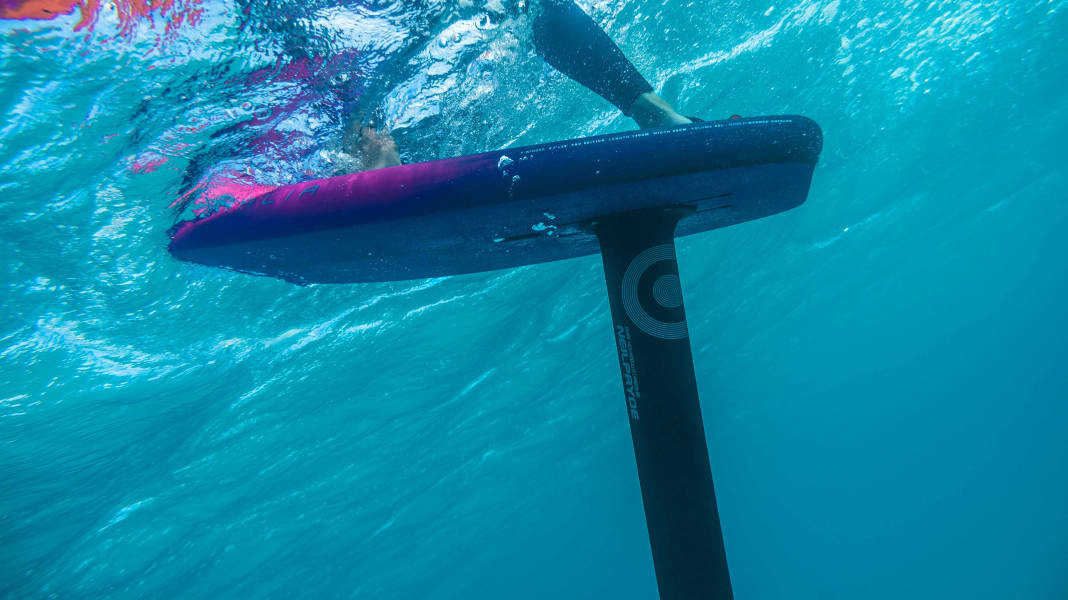 Learning to wingsurf - which length of foil mast makes sense
