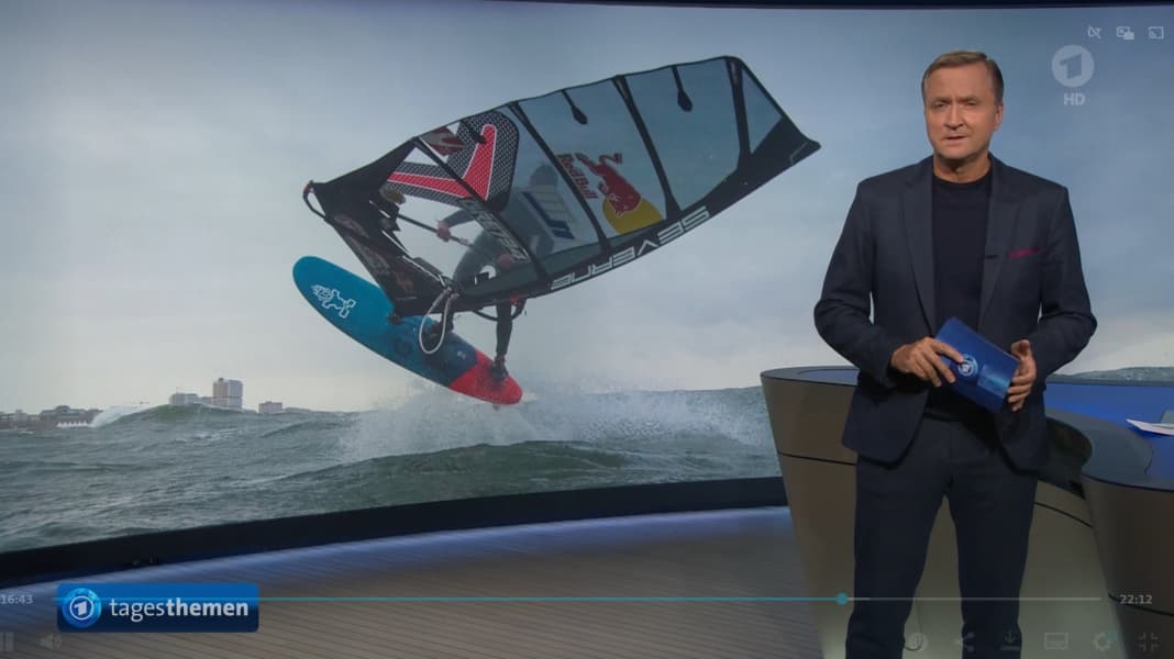 World Cup Sylt: Windsurfen in den Tagesthemen