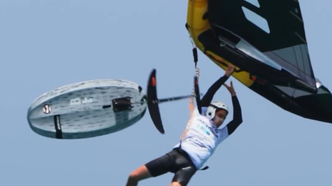 Wingsurf World: The most spectacular crashes at the Wingfoil World Cup on Fuerteventura