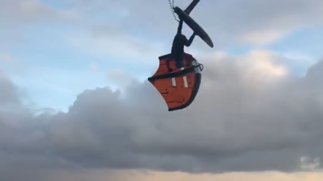 Wingsurf World: Tebbe Voget rippt in Dänemark