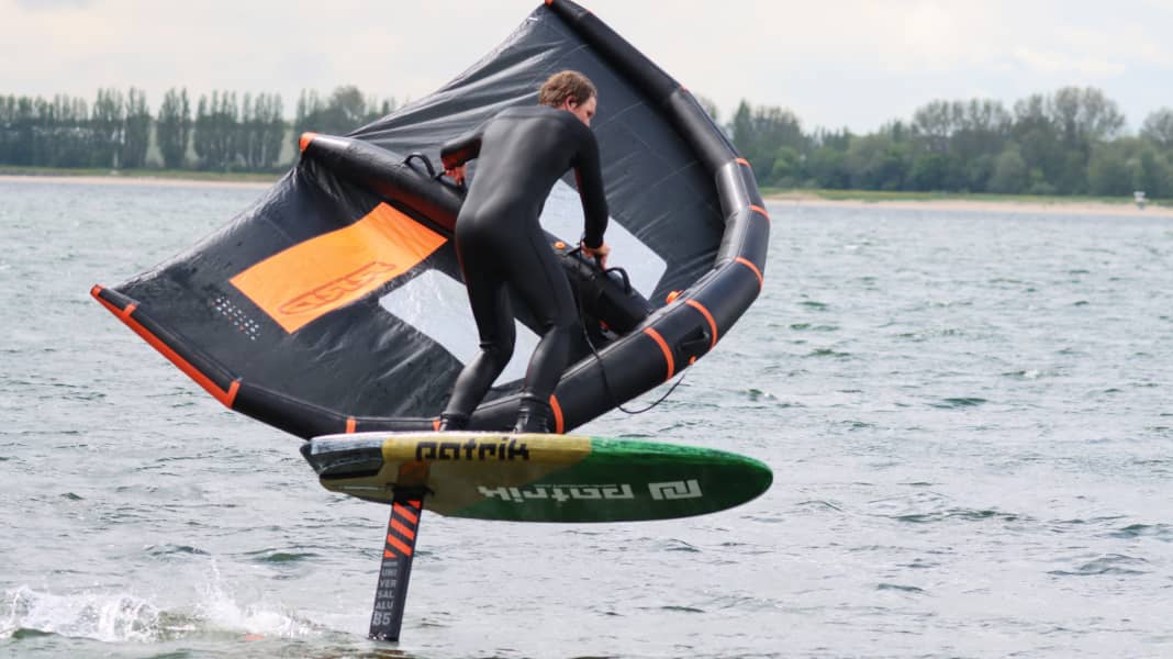Windfoil, Wing, SUP: Crossoverboard Patrik Foil A.I.O. in test